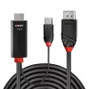 Lindy 2 m HDMI-auf-DisplayPort-Kabel HDMI USB Typ-A DisplayPort