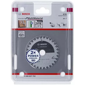 Bosch ‎2608837752 Kreissägeblatt 8,5 cm 1 Stück