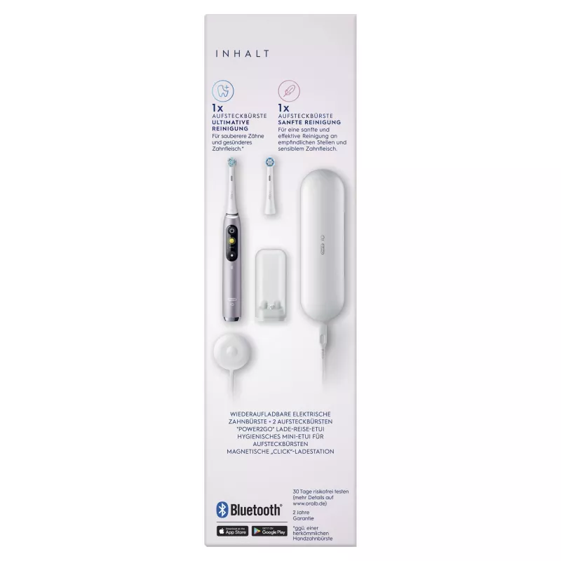 Oral-B iO Series 9n Rotations-Schwing-Zahnbürste für Erwachsene Rose