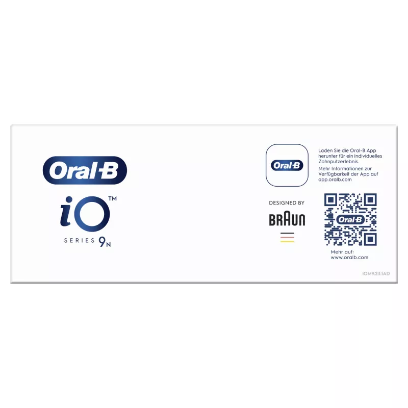Oral-B iO Series 9n Rotations-Schwing-Zahnbürste für Erwachsene Rose