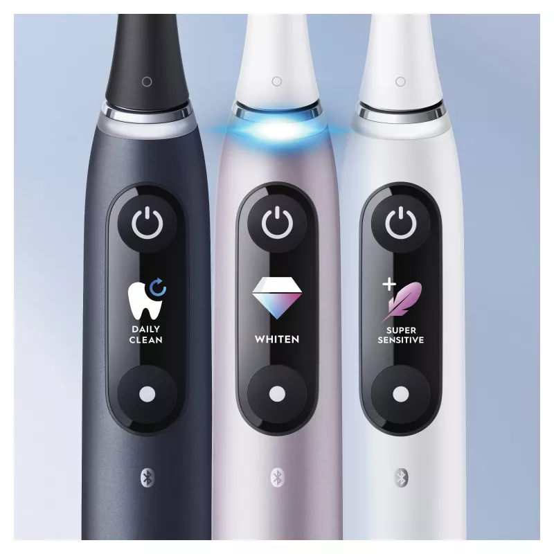 Oral-B iO Series 9n Rotations-Schwing-Zahnbürste für Erwachsene Rose