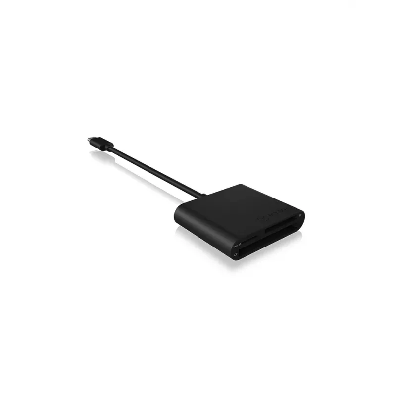 ICY BOX IB-CR301-C3 Kartenleser USB 3.2 Gen 1 (3.1 Gen 1) Typ-C Schwarz