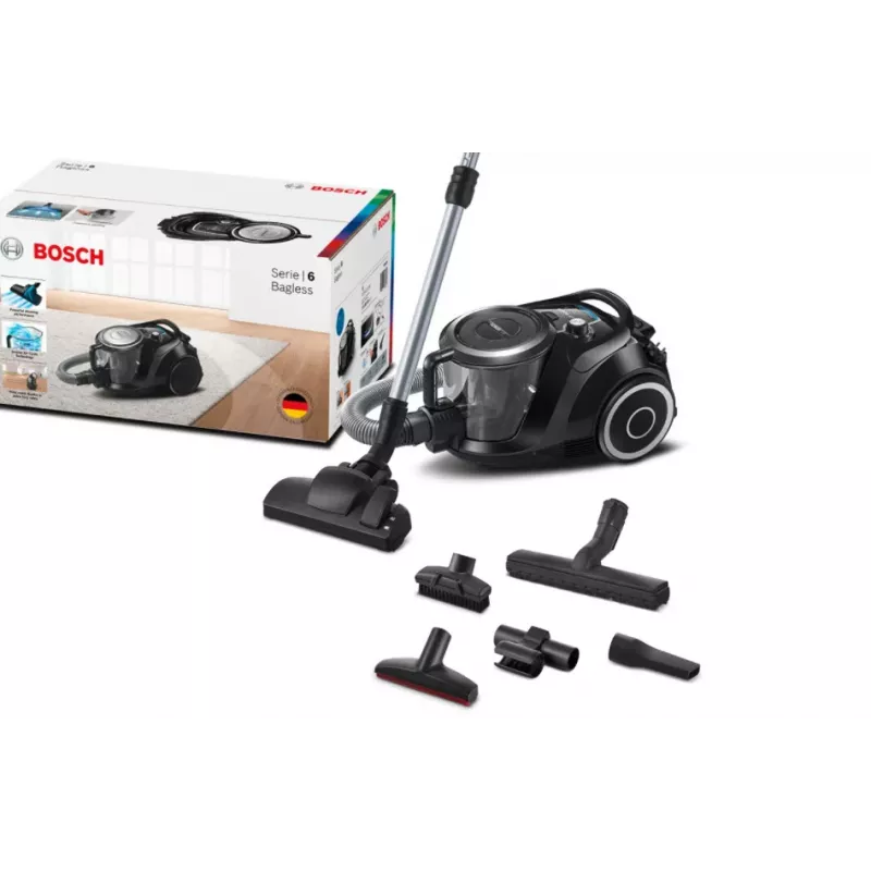Bosch Serie 6 BGC41XSIL Staubsauger 2,4 L Zylinder-Staubsauger Trocken 700 W Beutellos
