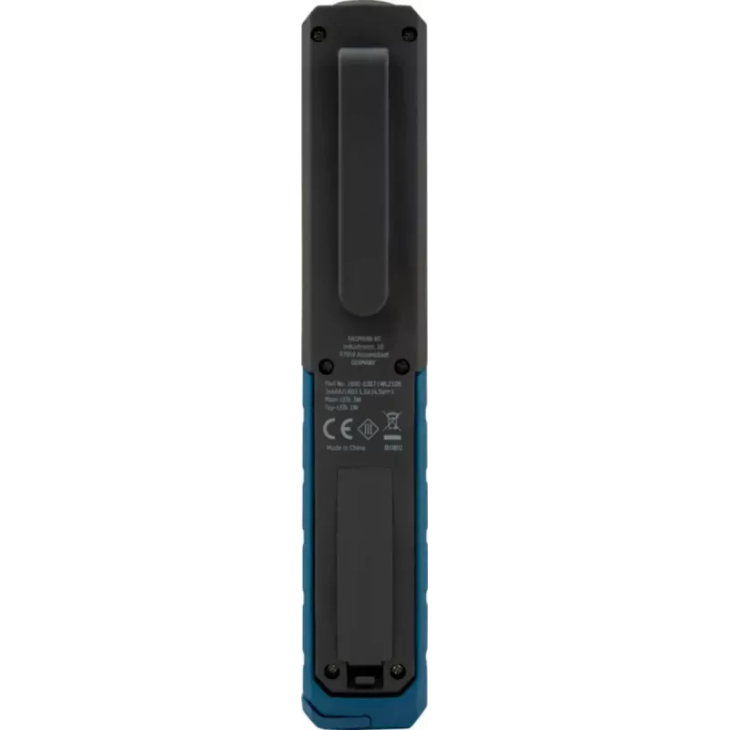 Hand-Taschenlampe Ansmann WL210B Schwarz Blau COB LED 12h Akkulaufzeit