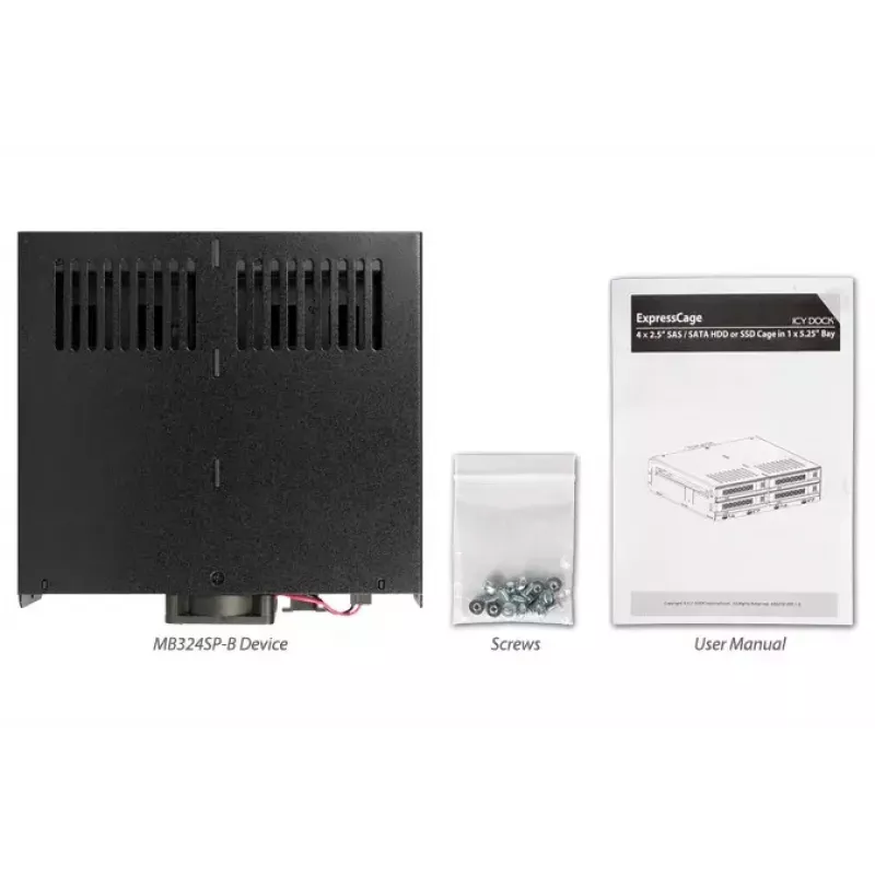 Festplatten-Array Icy Dock MB324SP-B