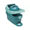Wischsystem-Eimer Leifheit 55076 — ergonomische Presse, großes Fassungsvermögen, grün
