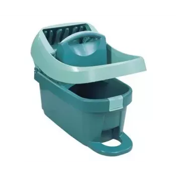 Wischsystem-Eimer Leifheit 55076 — ergonomische Presse, großes Fassungsvermögen, grün