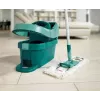 Wischsystem-Eimer Leifheit 55076 — ergonomische Presse, großes Fassungsvermögen, grün