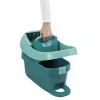 Wischsystem-Eimer Leifheit 55076 — ergonomische Presse, großes Fassungsvermögen, grün
