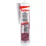 Silikondichtstoff FISCHER 512209 — 310 ml, grau, für Keramik, Glas, Metall, PVC, Kunststoff, Holz