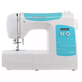 SINGER C5205-TQ automatische elektrische Nähmaschine — elektrisch, 1-Stufen-Knopfloch, Freiarm, Touch-/Tastensteuerung