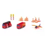 Siku Geschenkset Feuerwehr, Feuerwehrauto, 3 Jahr(e), Metall, Kunststoff, Schwarz, Orange, Rot, Weiß