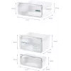 Siemens iQ100 KI87VNSE0 Kühl-Gefrierkombination Integriert 270 L Weiß