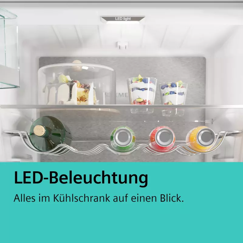 Siemens iQ100 KI87VNSE0 Kühl-Gefrierkombination Integriert 270 L Weiß