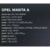 Konstruktionsspielzeug Cobi Opel Manta A 1970 Modell im Maßstab 1:12, Bausteinset