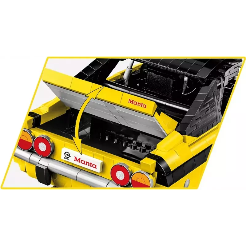 Konstruktionsspielzeug Cobi Opel Manta A 1970 Modell im Maßstab 1:12, Bausteinset