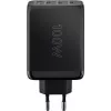 Goobay 65555 Ladegerät Innenbereich AC Schnellladung Laptop Smartphone Schwarz