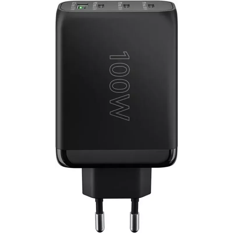 Goobay 65555 Ladegerät Innenbereich AC Schnellladung Laptop Smartphone Schwarz