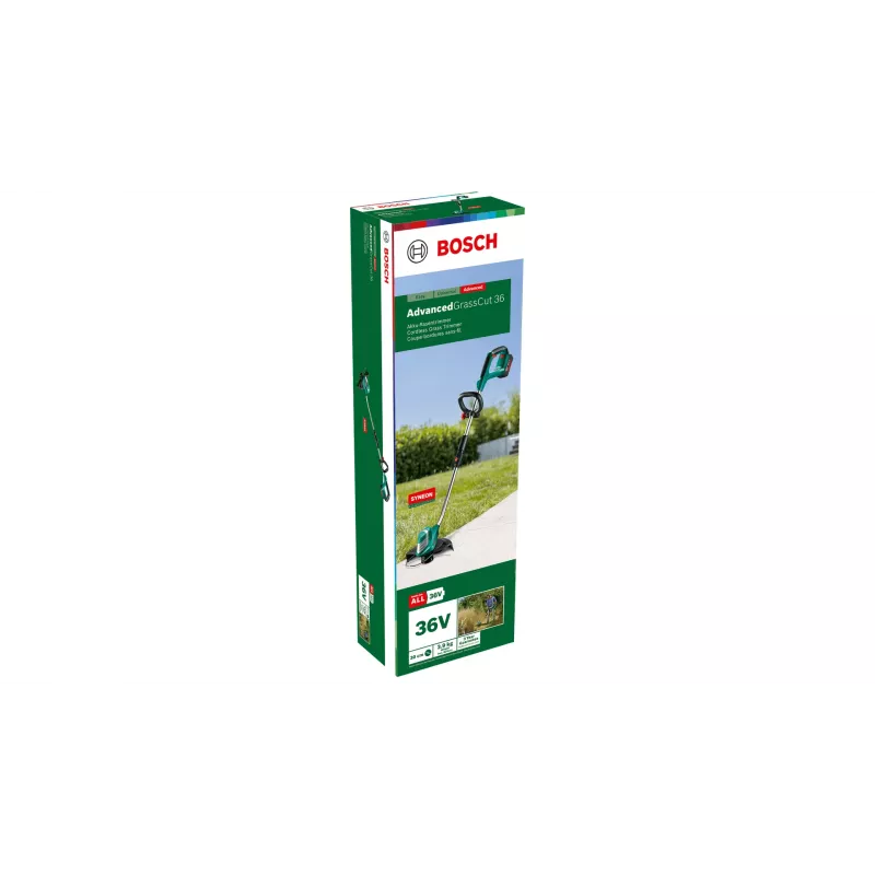 Bosch AdvancedGrassCut 36 30 cm Batterie Schwarz, Grün