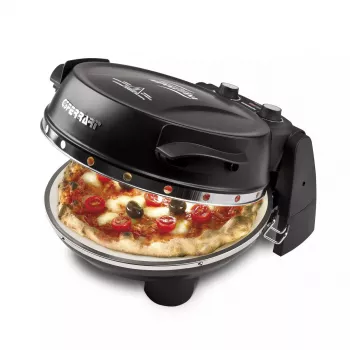 Pizzamaker G3FERRARI Pizzeria Snack Napoletana — Tisch-Pizzaofen 1200 W, Steinbackfläche, max. 400 °C, 31 cm Pizza