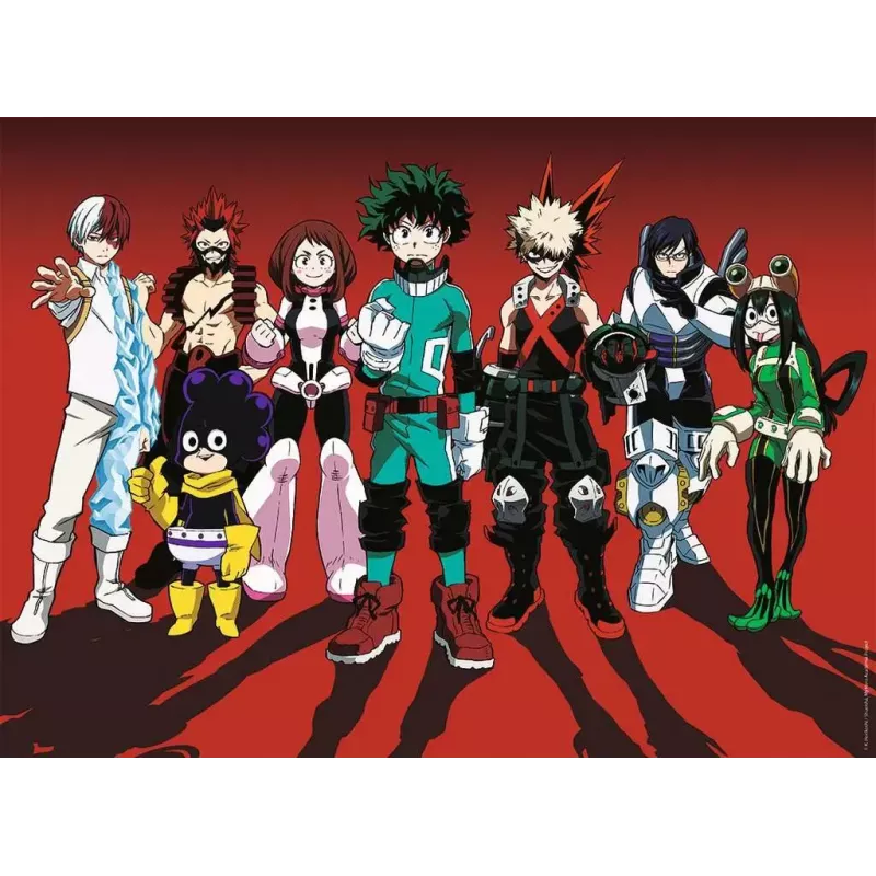 Jigsaw Puzzle Ravensburger My Hero Academia Superheroes, 500 Teile, Modell 17532