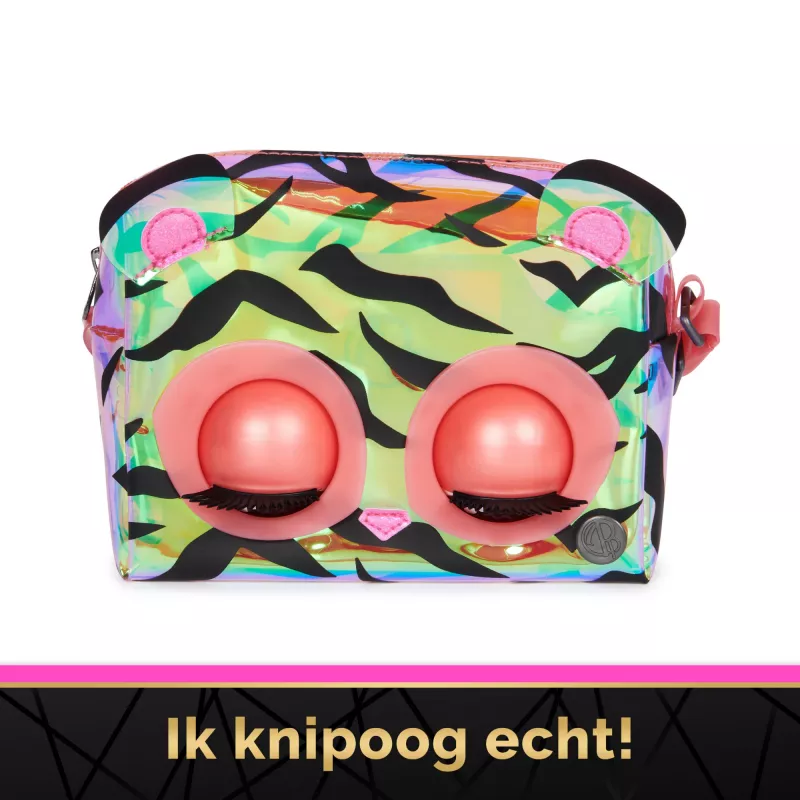 Purse Pets, Purrisma Interaktives Tiger-Haustier-Spielzeug & Umhängetasche, über 30 Geräusche & Reaktionen, Kinderspielzeug für Mädchen & Tweens