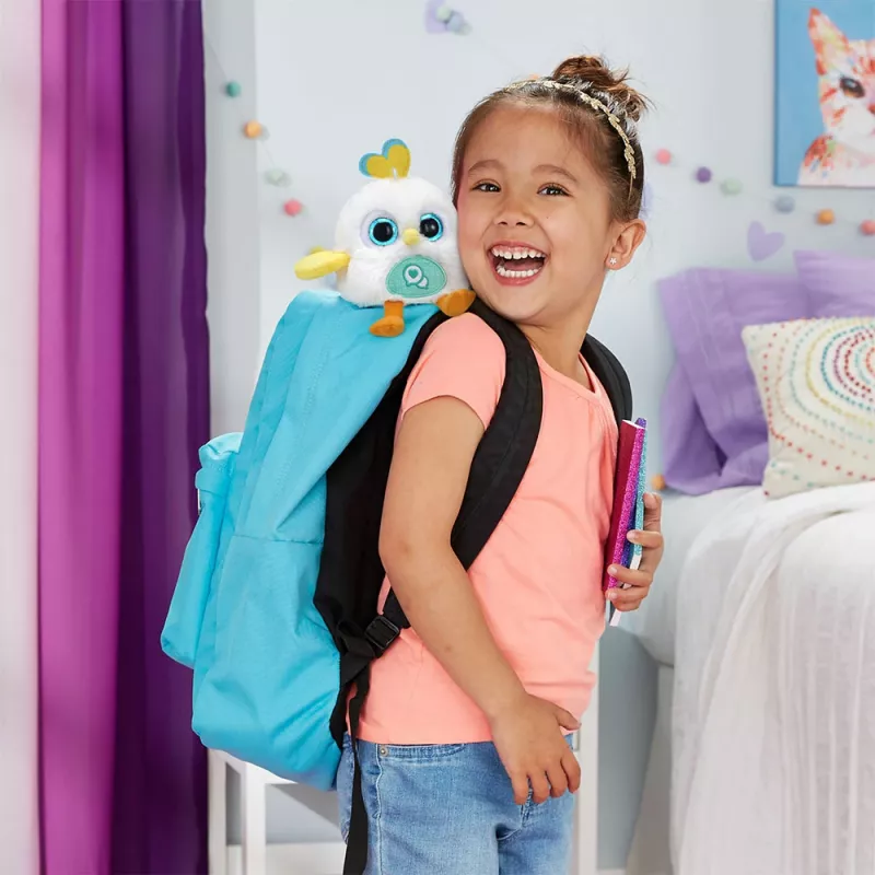 Kuscheltier VTech Lolibirds Oscar — interaktiver Plüschvogel mit Geräuschen und Leuchtfunktionen