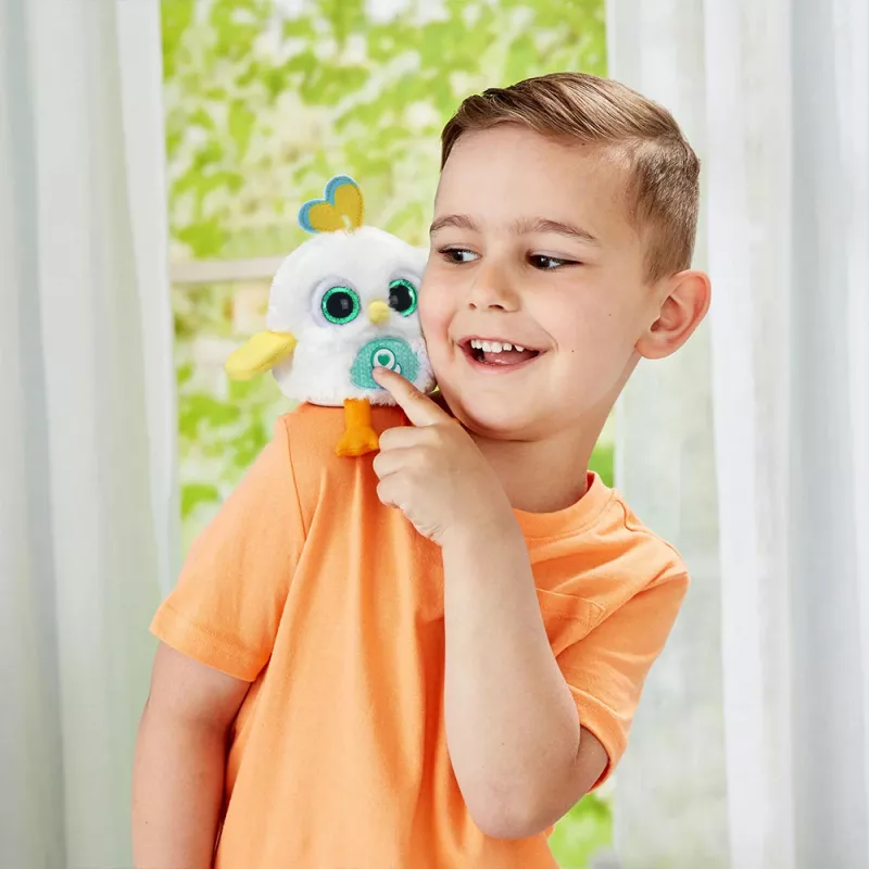 Kuscheltier VTech Lolibirds Oscar — interaktiver Plüschvogel mit Geräuschen und Leuchtfunktionen