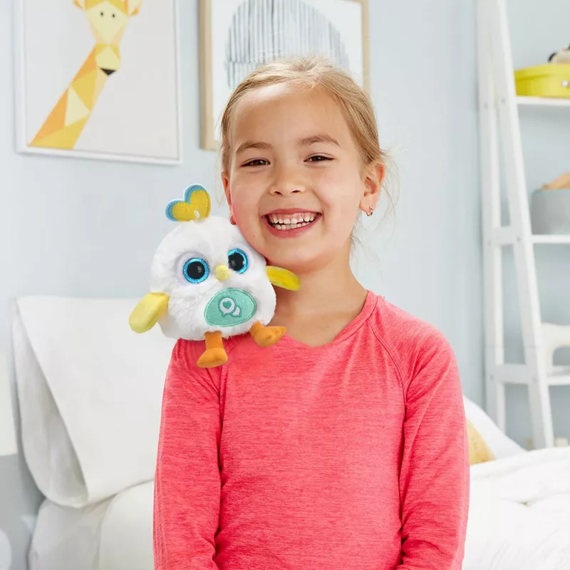 Kuscheltier VTech Lolibirds Oscar — interaktiver Plüschvogel mit Geräuschen und Leuchtfunktionen