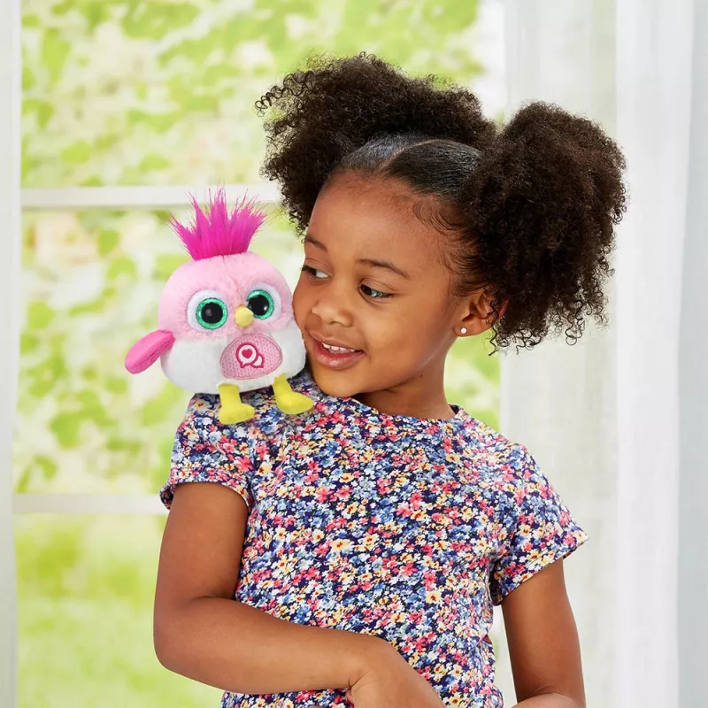 Interaktiver sprechender Plüschvogel VTech Lolibirds Momo — batteriebetriebenes Lernspielzeug