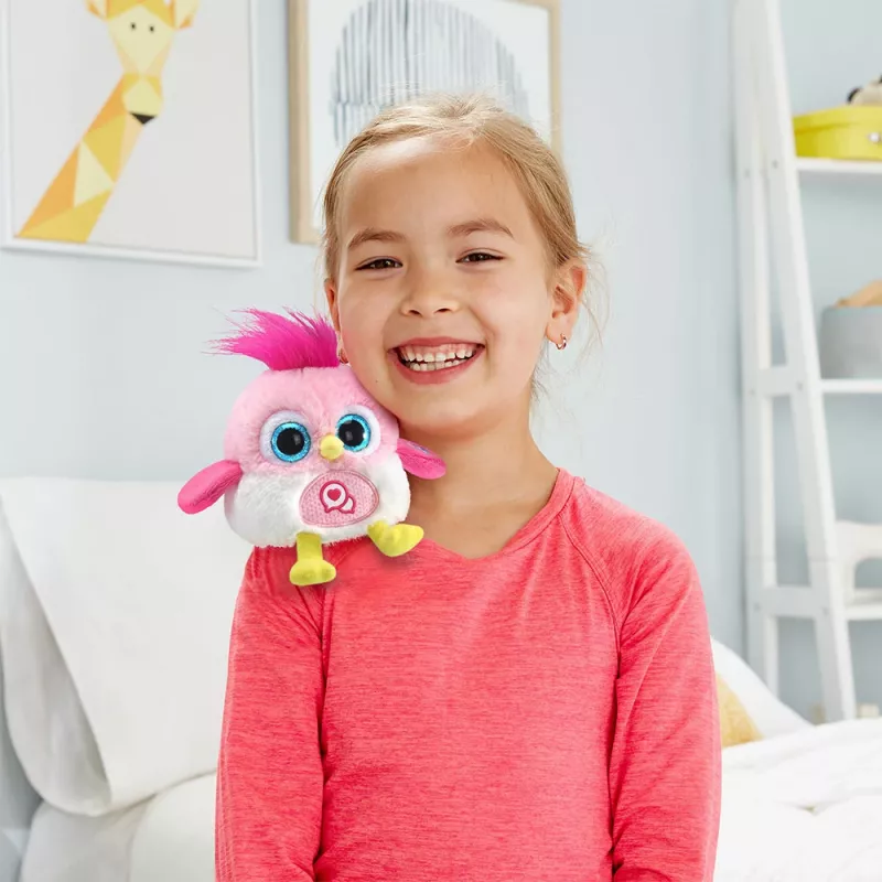 Interaktiver sprechender Plüschvogel VTech Lolibirds Momo — batteriebetriebenes Lernspielzeug
