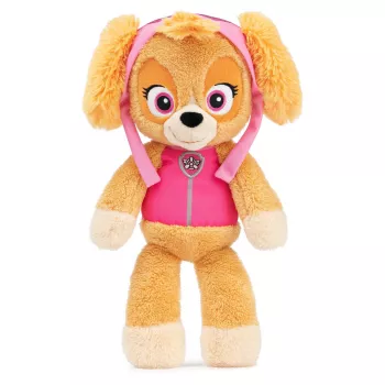 PAW Patrol GUND Official Skye Take Along Buddy Plüschtier, Premium-Stofftier für Kinder ab 1 Jahr, Rosa/Braun, 33 cm