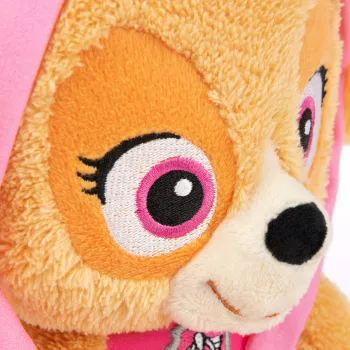PAW Patrol GUND Official Skye Take Along Buddy Plüschtier, Premium-Stofftier für Kinder ab 1 Jahr, Rosa/Braun, 33 cm