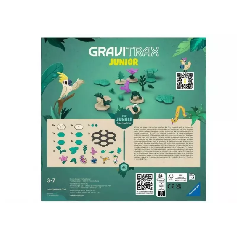 Brettspiel Ravensburger GraviTrax Junior (Modell 23747) — für Kinder ab 3 Jahren