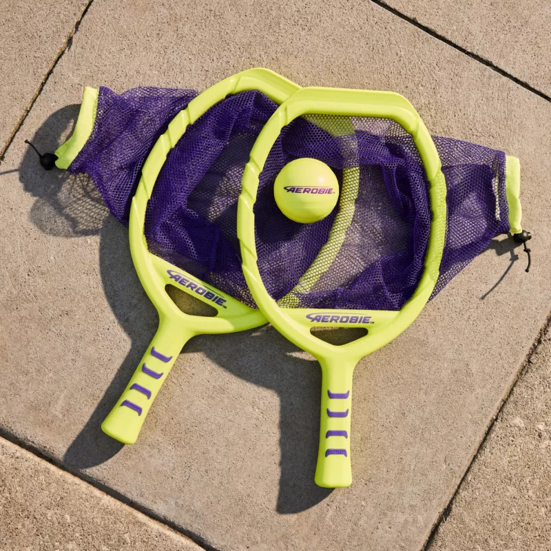 Aerobie Flingo Fang- & Wurfspiel Outdoor-Spiele für Kinder & Erwachsene, Wurf- und Fangball-Set für Sommerspiele, Garten, Camping und Strandspiele für Kinder ab 8 Jahren