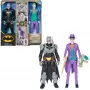 DC Comics, Batman Adventures, Batman vs The Joker Action-Figuren-Set, 2 Figuren, 12 Rüstungszubehörteile, 30,5-cm-Superhelden-Spielzeug für Jungen und Mädchen