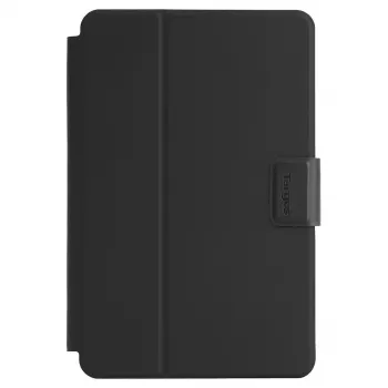 Targus SafeFit Rotating Universal THZ643GL Flip-Hülle für 7–8-Zoll-Tablets, Polyurethan, Magnetverschluss, Schwarz