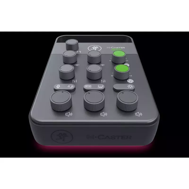 Mischer Mackie MixCaster Live tragbar 8-Kanal USB – kompaktes Live-Mischpult mit integrierter USB-Schnittstelle