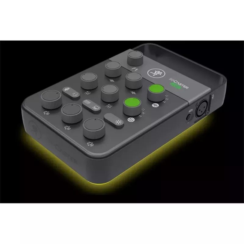 Mischer Mackie MixCaster Live tragbar 8-Kanal USB – kompaktes Live-Mischpult mit integrierter USB-Schnittstelle