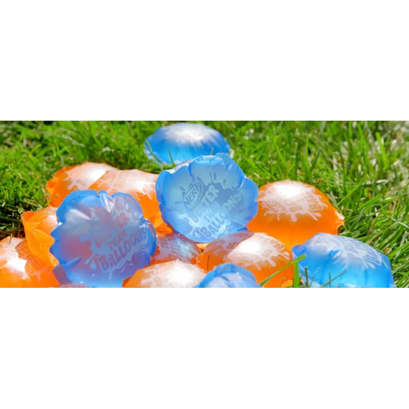 Nerf Super Soaker Better Than Balloons Wasserspielzeug, einfaches Aufräumen in einem Stück, 108 Pods, viele Spielmöglichkeiten, Wasserspaß im Garten, Geschenke für Kinder, Alter 3+