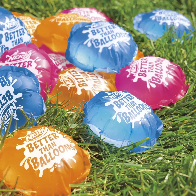 Nerf Super Soaker Better Than Balloons Wasserspielzeug, einfaches Aufräumen in einem Stück, 108 Pods, viele Spielmöglichkeiten, Wasserspaß im Garten, Geschenke für Kinder, Alter 3+