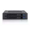 Laufwerksschachtblende Icy Dock MB742SP-B Schwarz