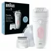 Epilator Braun Silk-épil 5 5-030 28 Pinzetten Pink Weiß