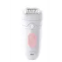 Braun Silk-épil 5 Silk-epil 5 SE5-230 Epilierer, Pink, Weiß, 28 Pinzetten, MicroGrip, 0,5 mm, Akku, Eingebauter Akku