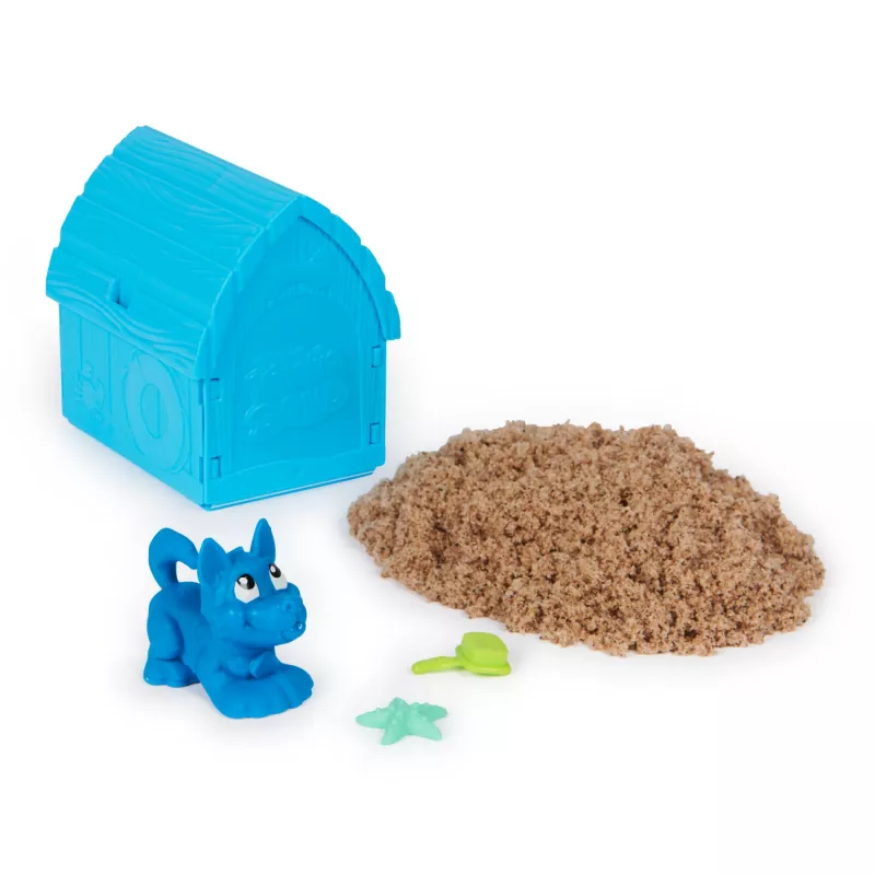 Kinder-Kinetic-Sand-Set Spinmaster Kinetic Sand Doggie Dig mit Form, mehrfarbig, ab 5 Jahren
