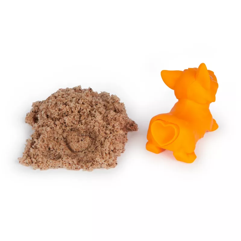 Kinder-Kinetic-Sand-Set Spinmaster Kinetic Sand Doggie Dig mit Form, mehrfarbig, ab 5 Jahren