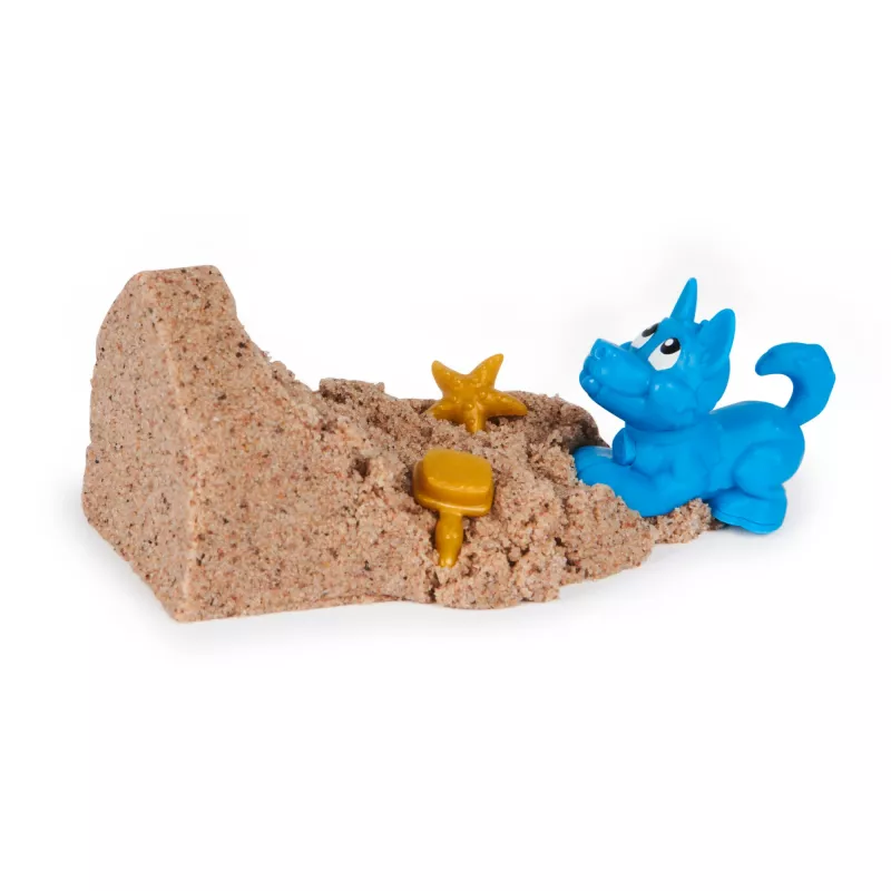 Kinder-Kinetic-Sand-Set Spinmaster Kinetic Sand Doggie Dig mit Form, mehrfarbig, ab 5 Jahren