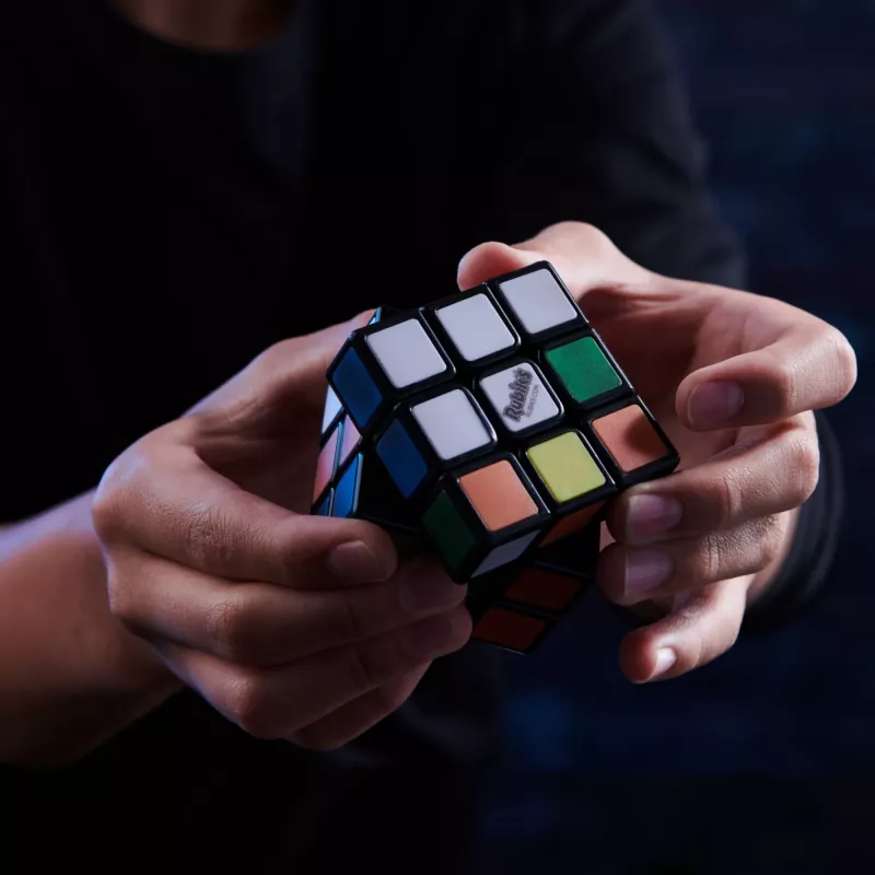 Rubik’s Phantom, 3x3 Würfel fortschrittliche Technologie anspruchsvolles 3D-Puzzle Reisespiel Stressabbau Fidget-Spielzeug Activity-Würfel, für Erwachsene & Kinder ab 8 Jahren