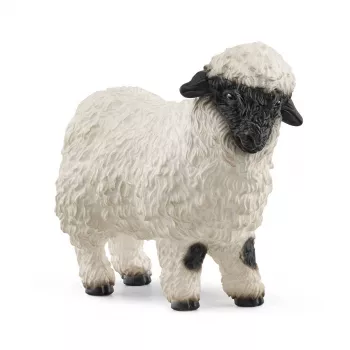 schleich Walliser Schwarznasenschaf, 3 Jahr(e), Bauernhof, Bauernhoftiere / Bauernhofspielzeug, Schwarz, Weiß, Kunststoff