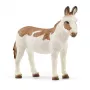 Schleich American Spotted Donkey Toy Brown White 13961